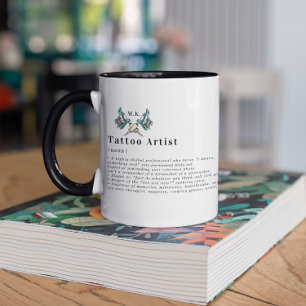 Benutzerdefinierte Tattookünstler-Definition Perso Tasse