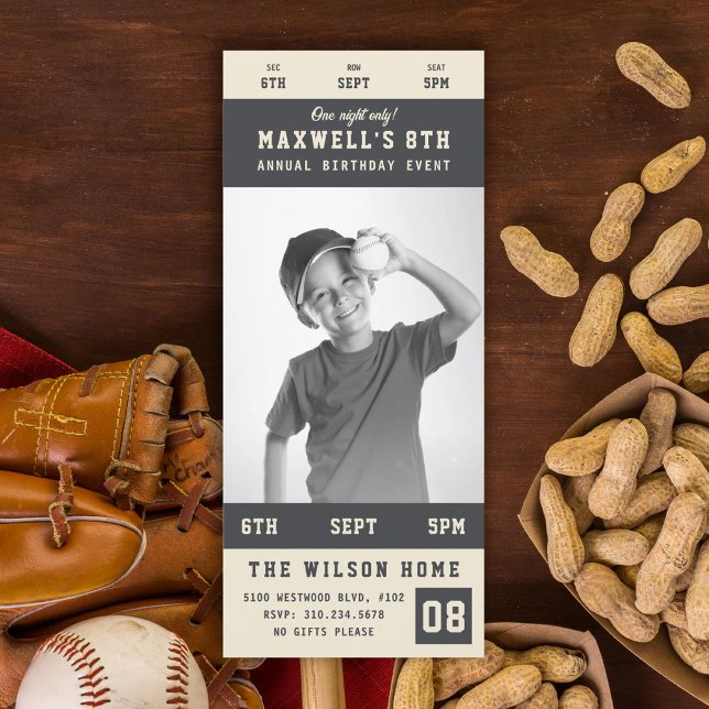 Benutzerdefinierte Teamfarben Sporting Event Ticke Einladung (Von Creator hochgeladen)