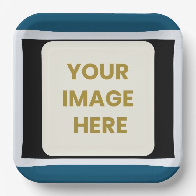 Benutzerdefinierte Teller | Foto. Retro. Funny. el (Vorderseite)