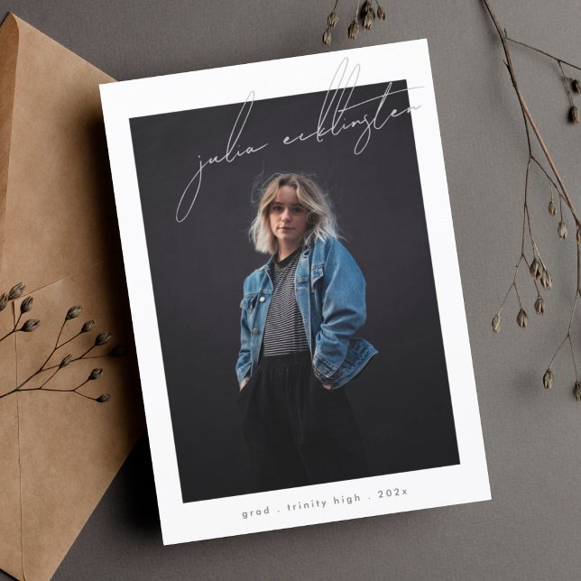 Benutzerdefinierte Template-Foto High School Absch Ankündigung (Von Creator hochgeladen)