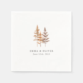 Benutzerdefinierte Terrakotta-Kiefer Baum Berg Hoc Serviette