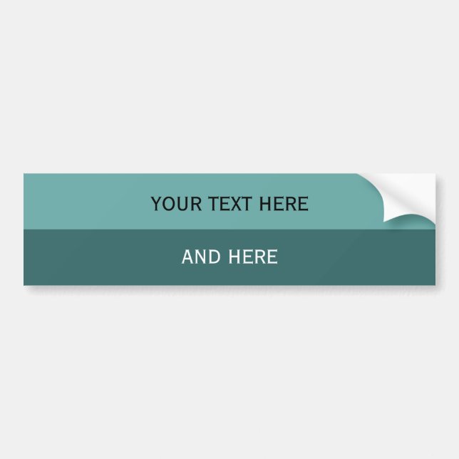 Benutzerdefinierte Text-, Bild- und Hintergrundfar Autoaufkleber (Vorne)
