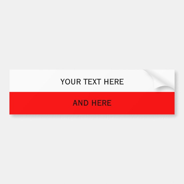Benutzerdefinierte Text-, Bild- und Hintergrundfar Autoaufkleber (Vorne)