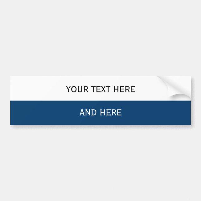 Benutzerdefinierte Text-, Bild- und Hintergrundfar Autoaufkleber (Vorne)