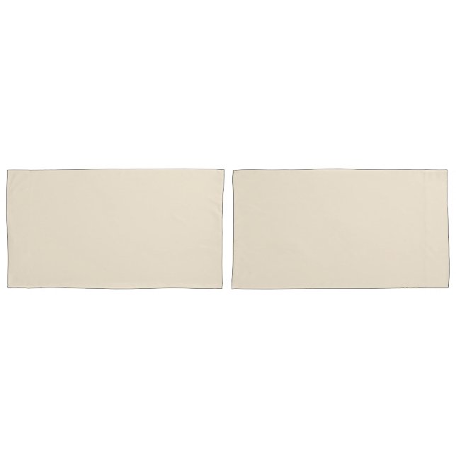 Benutzerdefinierte Text Creme-Kissenbezüge – Perso Kissenbezug (Vorderseite-Set)