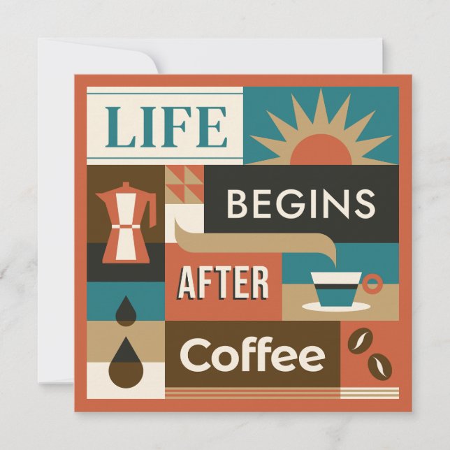 Benutzerdefinierte Text-Farbige Coffee-Quotes (Vorderseite)