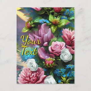 Benutzerdefinierte Text-gemischte Blume 16 Vorlage