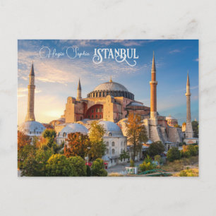 Benutzerdefinierte Text-Istanbul-Postkarte Postkarte