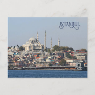 Benutzerdefinierte Text-Istanbul-Postkarte Postkarte
