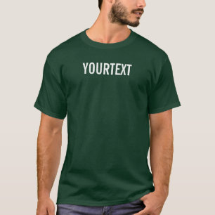 Benutzerdefinierte Text Moderne elegante Vorlagen T-Shirt