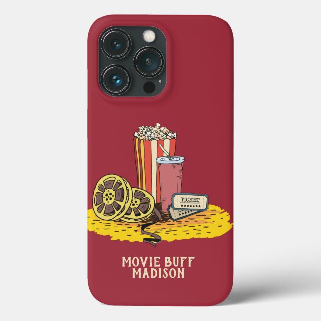 Benutzerdefinierte Text Movie Buff-Fälle Case-Mate iPhone Hülle (Rückseite)