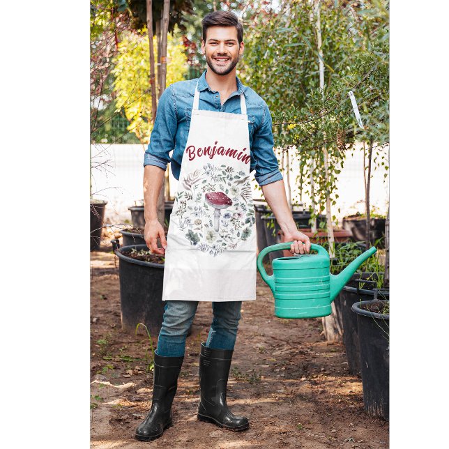 Benutzerdefinierte Text-Mushroom-Lover-Schürze Schürze (Von Creator hochgeladen)