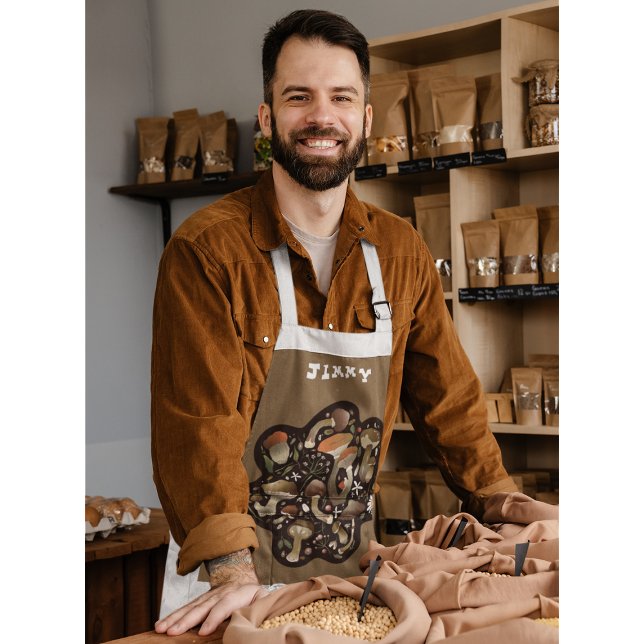 Benutzerdefinierte Text-Mushroom-Lover-Schürze Schürze (Von Creator hochgeladen)
