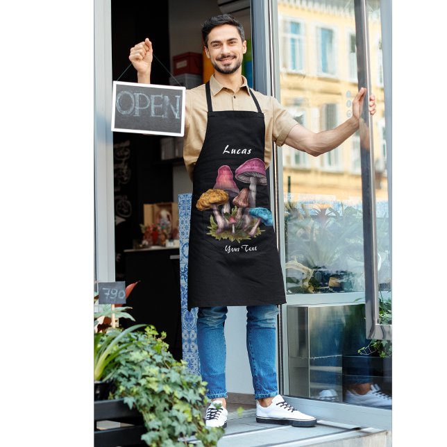 Benutzerdefinierte Text-Mushroom-Lover-Schürze Schürze (Von Creator hochgeladen)