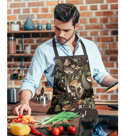 Benutzerdefinierte Text-Mushroom-Lover-Schürze Schürze