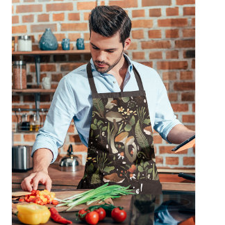 Benutzerdefinierte Text-Mushroom-Lover-Schürze Schürze
