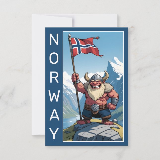 Benutzerdefinierte Text-Norwegische Trolle (Vorderseite)
