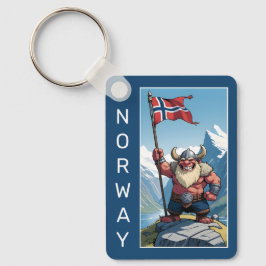 Benutzerdefinierte Text-Norwegische Trolle Schlüsselanhänger