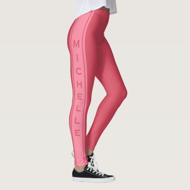 Benutzerdefinierte Text- und farbliche Leggings (Rechts)