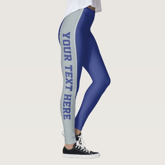 Benutzerdefinierte Text- und farbliche Leggings (Rechts)