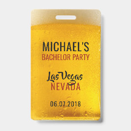 Benutzerdefinierte Text- und Foto-BIER-Abzeichen Ausweis