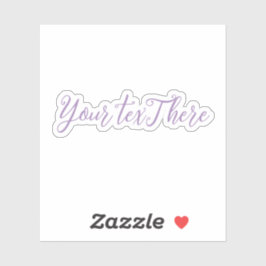 Benutzerdefinierte Text-Vinyl-Decals - Erstellen S Aufkleber