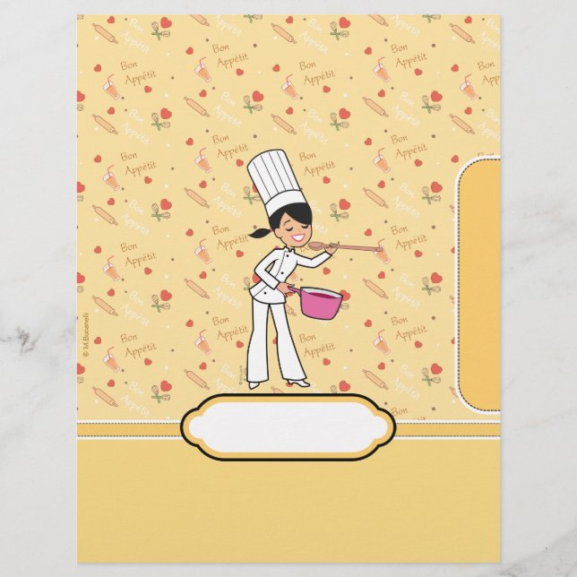 Benutzerdefinierte Texteditorseite für Binder (Vorderseite)