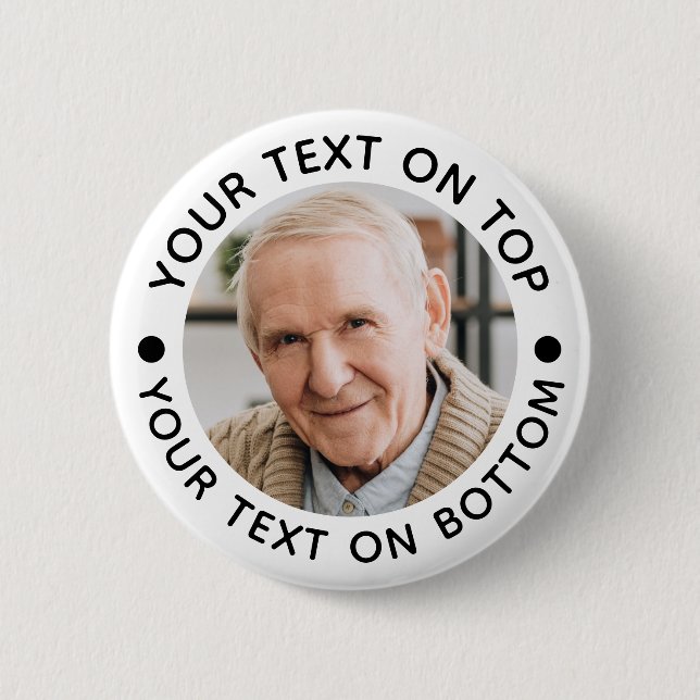 Benutzerdefinierte Textfarben für Minimalistisches Button (Vorderseite)