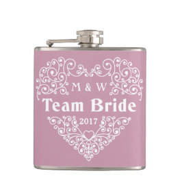 benutzerdefinierte Textflasche von Team Bridge Flachmann