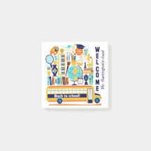 Benutzerdefinierte Textnotizen zurück zur Schule