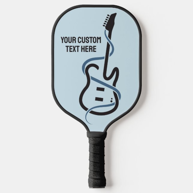 Benutzerdefinierte Textsymbole Pickleball Schläger (Vorderseite)