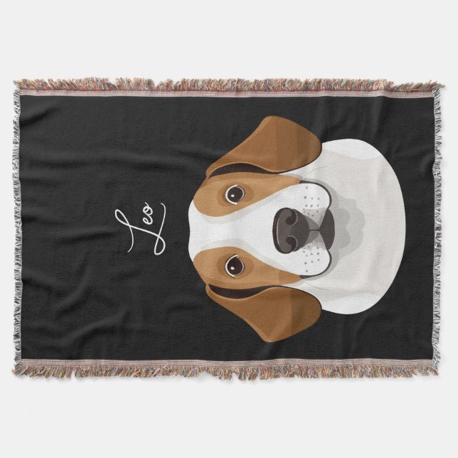 Benutzerdefinierte Tier-Fotodecke, Personalisierte Decke (Vorderseite)