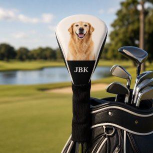 Benutzerdefinierte Tierfoto-Monogramm-Golfschläger Golf Headcover