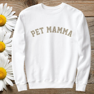 Benutzerdefinierte Tierliebhaber Katzenmutter Freu Sweatshirt