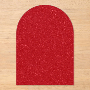 Benutzerdefinierte Tomatenrote Rausch-Acryl-Einlad Acryleinladungen