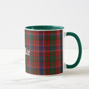 Benutzerdefinierte traditionelle MacRae-Tartan-Kar Tasse