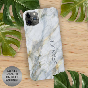 Benutzerdefinierte trendige blaue graue braune Mar iPhone 16 Pro Max Hülle