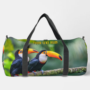 Benutzerdefinierte tropische Textanstriche Duffle Bag