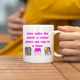 Benutzerdefinierte Umarmung für die Tasse