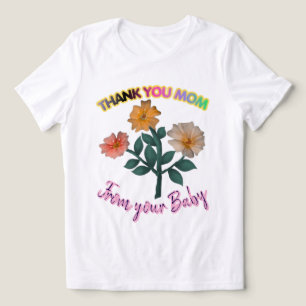 Benutzerdefinierte und personalisierte Dankeschön- Tri-Blend Shirt