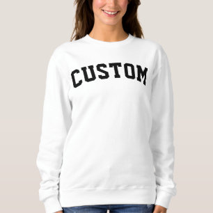 Benutzerdefinierte Universität College Letter Gesc Sweatshirt