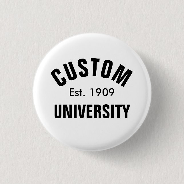 Benutzerdefinierte Universitätsschätzung Button (Vorderseite)