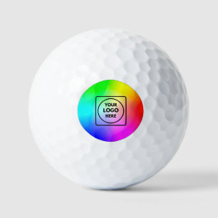 Benutzerdefinierte Unternehmenslogo-Branding-Promo Golfball