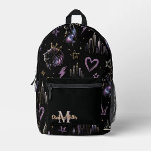 Benutzerdefinierte urbane Graffiti-Cosmic-Doodle Bedruckter Rucksack