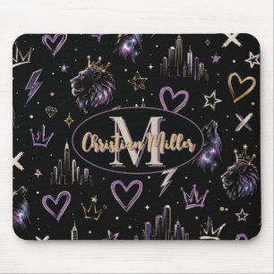 Benutzerdefinierte urbane Graffiti-Cosmic-Doodle  Mousepad