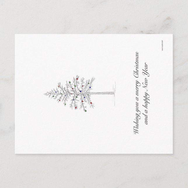 Benutzerdefinierte Urlaubskarte Feiertagspostkarte (Vorderseite)