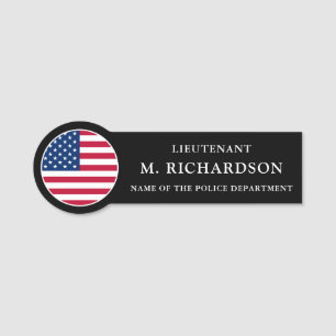 Benutzerdefinierte US Flagge Amerikanische Flagge Namensschild
