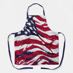 Benutzerdefinierte USA-Flagge-Schürze - Personalis Schürze