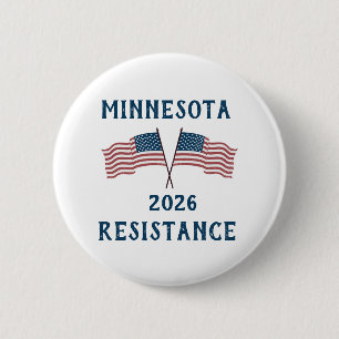 Benutzerdefinierte USA-Flagge Widerstand  Button