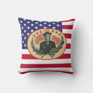 Benutzerdefinierte USA-Präsidentenflagge Kissen